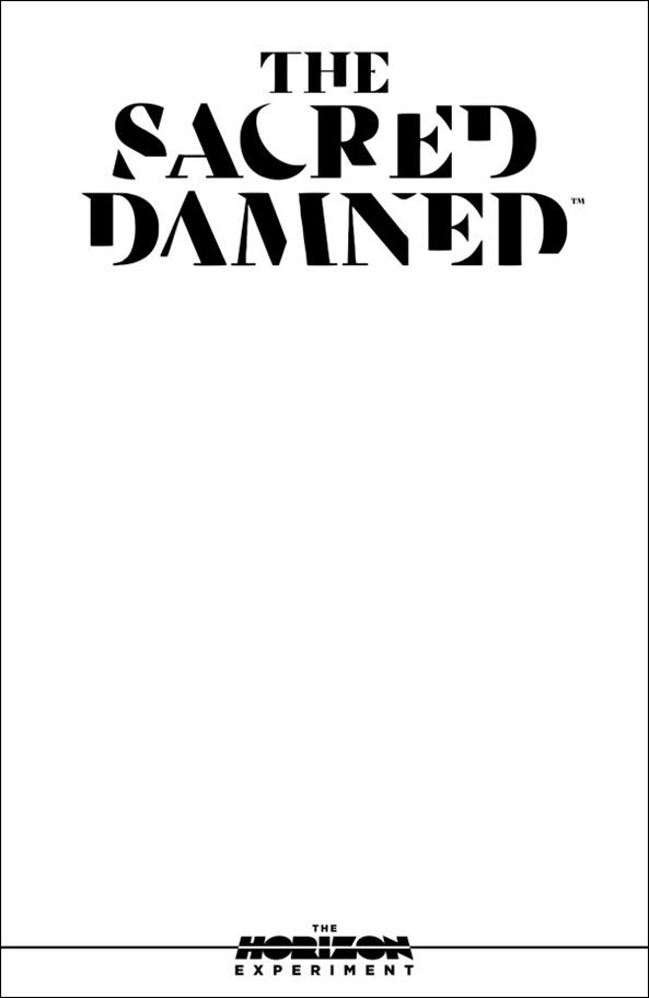 Horizon Experiment: The Sacred Damned issue 1-D Blank/Sketch Cardstock Cover