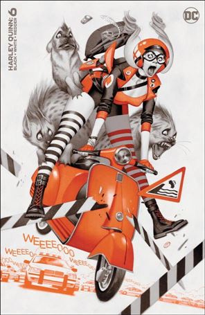 Harley Quinn: Black + White + Redder issue 6-B Julian Totino Tedesco Cover