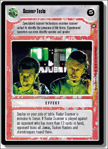 Star Wars: A New Hope Limited (Base Set) card 116 Scanner Techs