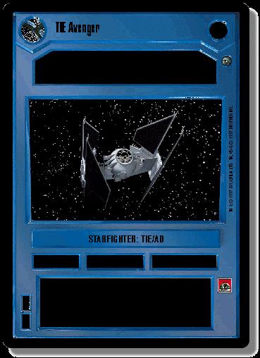 Star Wars: Dagobah Limited (Base Set) card 82 TIE Avenger