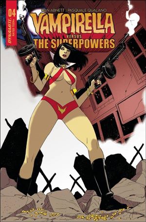 Vampirella vs. the Superpowers issue 4-C Drew Moss Cover