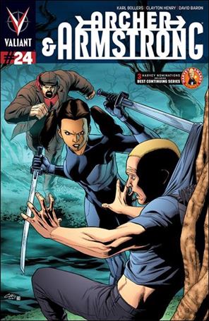 Archer & Armstrong (2012) issue 24 Clayton Henry Cover