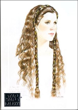 Star Wars Galaxy: Series 1 (Factory Base Set) card 39 Princess Leia's Hair