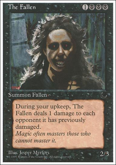 Magic the Gathering: Chronicles (Base Set) card 32 The Fallen