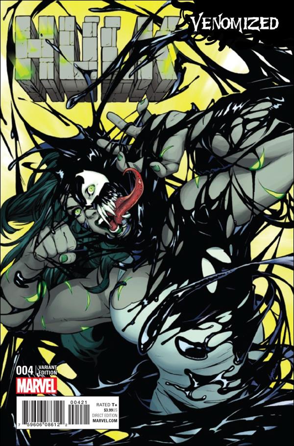 Hulk (2017) issue 4-B Emanuela Lupacchino Venomized Cover