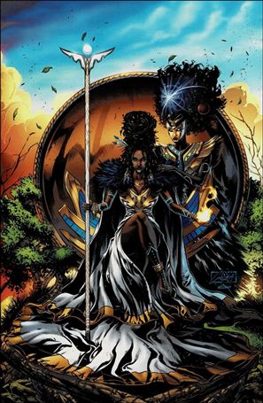 Niobe: She is Death issue 3-D Caanan White Connecting Cover