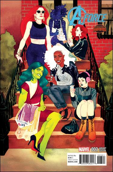 A-Force (2015) issue 3-B Kevin Wada 1:25 Cover
