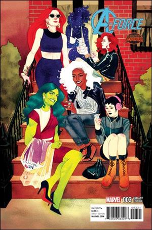 A-Force (2015) issue 3-B Kevin Wada 1:25 Cover
