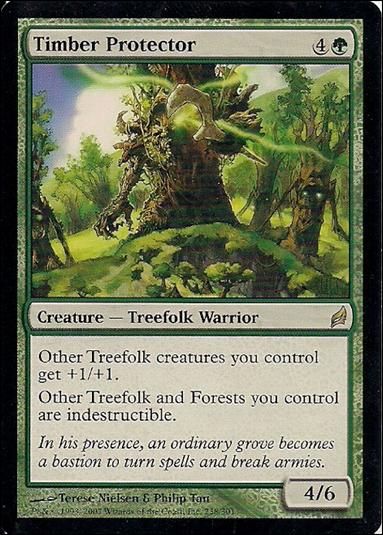 Magic the Gathering: Lorwyn (Base Set) card 238 Timber Protector