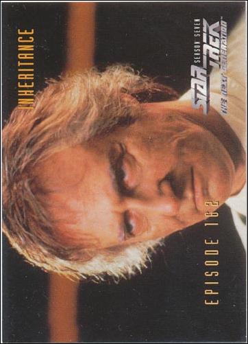 Star Trek: The Next Generation - The Episode Collection Season Seven (Base Set) card 675 Inheritance, Episode 162-C