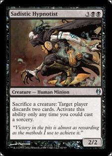 Magic the Gathering: Duel Decks: Izzet vs. Golgari (Base Set) card 62 Sadistic Hypnotist