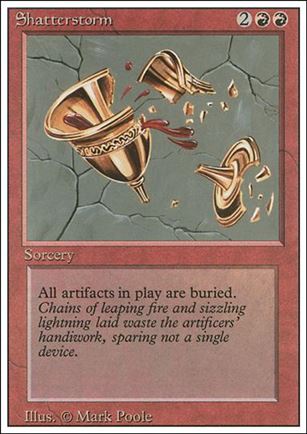 Magic the Gathering: Revised (Base Set) card 176 Shatterstorm
