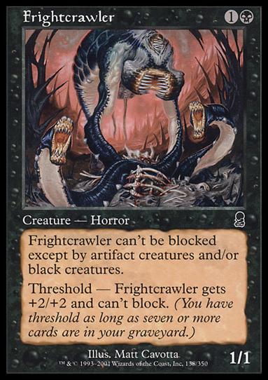 Magic the Gathering: Odyssey (Base Set) card 138 Frightcrawler