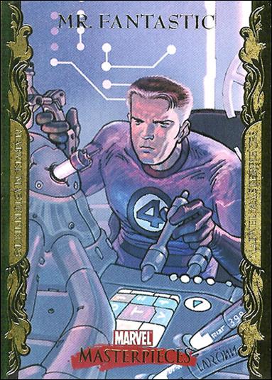 2007 Marvel Masterpieces (Parallel Gold Border Base Set) card 57 Mr. Fantastic