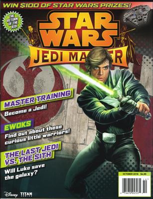 Star Wars Jedi Master Magazine Cover Image 2