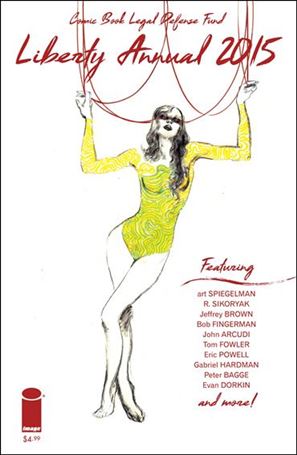 CBLDF Presents Liberty Annual issue 2015-C Vanesa R. Del Rey Cover