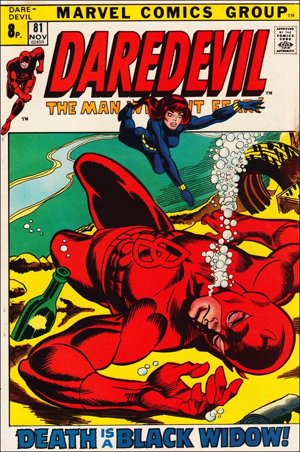 Daredevil (1964) issue 81-B UK Price Cover