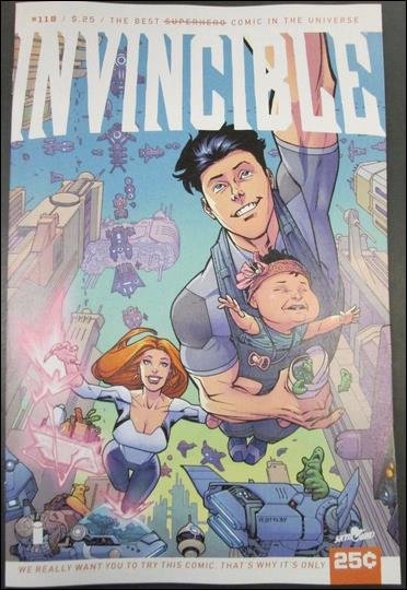 Invincible issue 118-B Retailer Display Cover
