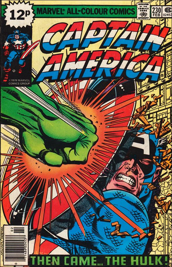 Captain America (1968) issue 230-B UK Price Cover