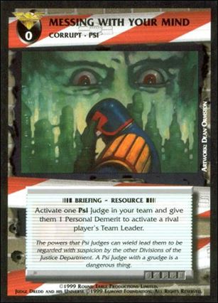 Dredd: The Card Game card 96 Messing With Your Mind