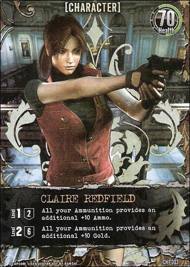 Resident Evil (Base Set) card CH-003 Claire Redfield