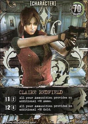 Resident Evil (Base Set) card CH-003 Claire Redfield