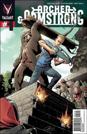 Archer & Armstrong (2012) issue 1-E Clayton Henry Cover (2nd Printing)