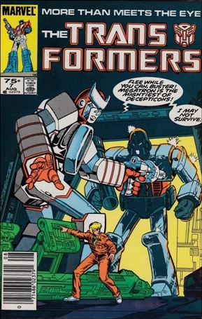 Transformers (1984) issue 7-B Newsstand Cover