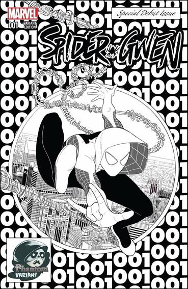 Spider-Gwen (2015/04) issue 1-XR Jamie McKelvie Phantom Black & White Cover 1/3000