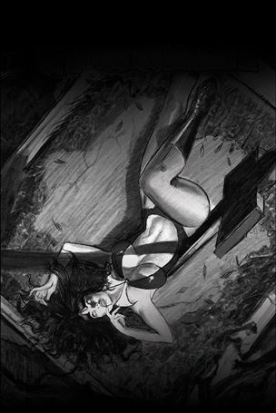 Vampirella (2019) issue 3-F Fay Dalton 1:7 Black & White Virgin Cover