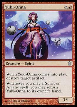 Magic the Gathering: Saviors of Kamigawa (Base Set) card 120 Yuki-Onna