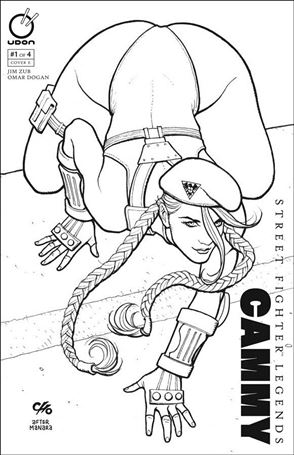 Street Fighter Legends: Cammy issue 1-E Frank Cho 1:20 Black & White Cover