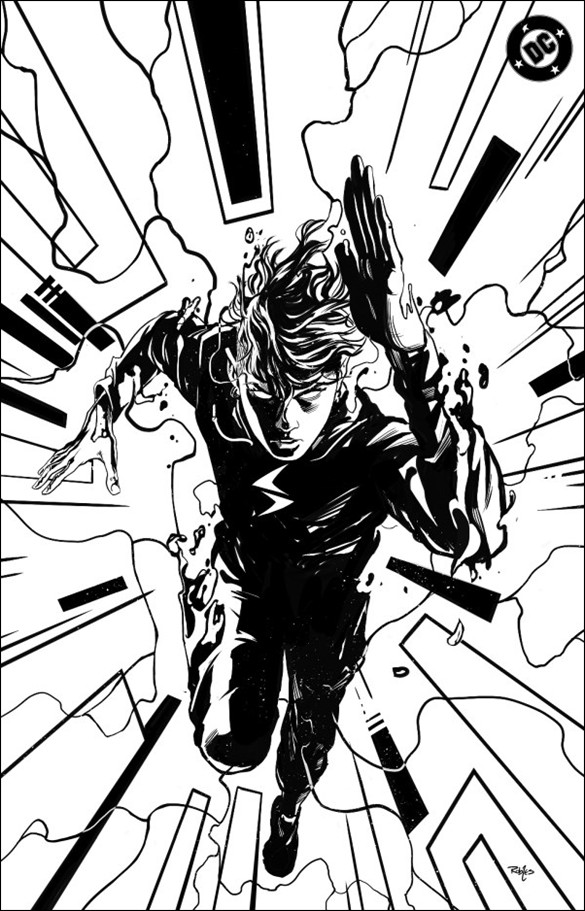 Absolute Flash issue 1-K Nick Robles B&W Virgin 1:100 Cardstock Cover