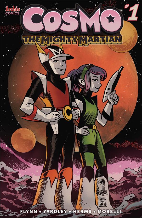 Cosmo the Mighty Martian issue 1-B Francesco Francavilla Cover