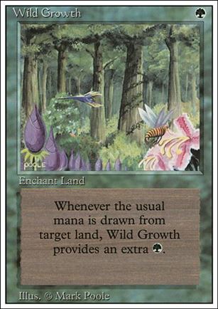 Magic the Gathering: Revised (Base Set) card 230 Wild Growth