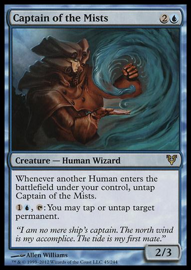 Magic the Gathering: Avacyn Restored (Base Set) card 45 Captain of the Mists