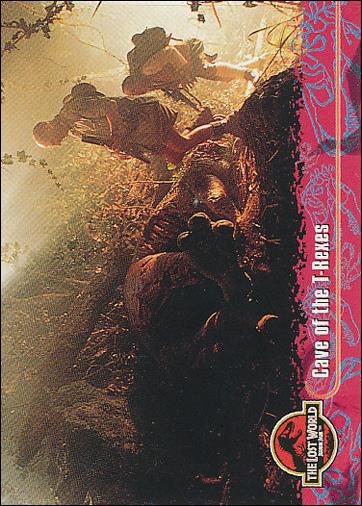 Lost World: Jurassic Park (Base Set) card 11 Cave of the T-Rexes
