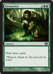 Magic the Gathering: Duel Decks: Garruk vs. Liliana (Base Set) card 21 Harmonize