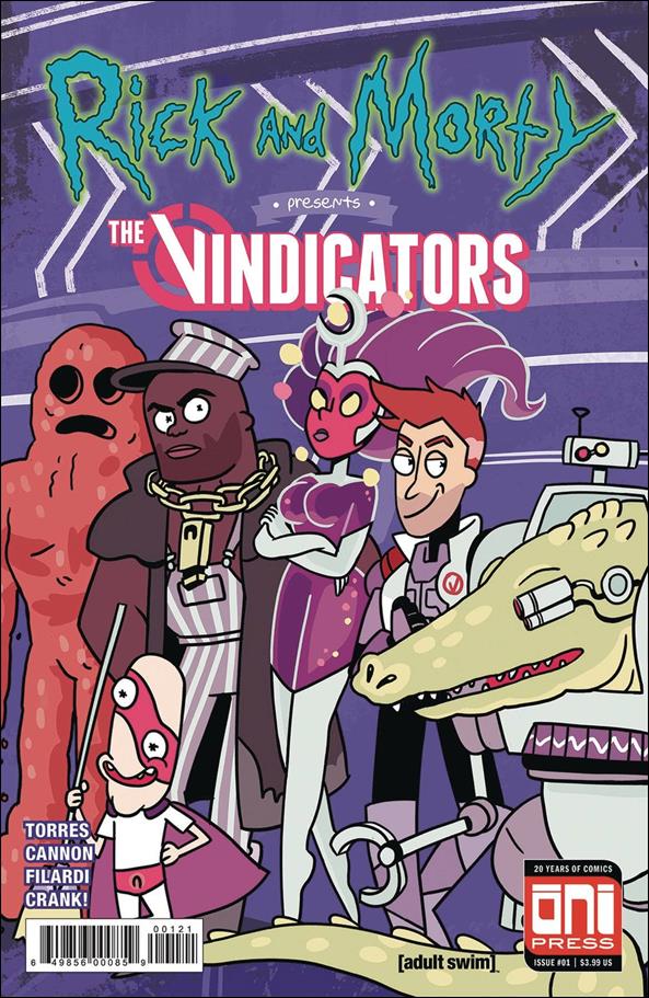 Rick and Morty Presents: The Vindicators issue 1-B CJ Cannon Cover