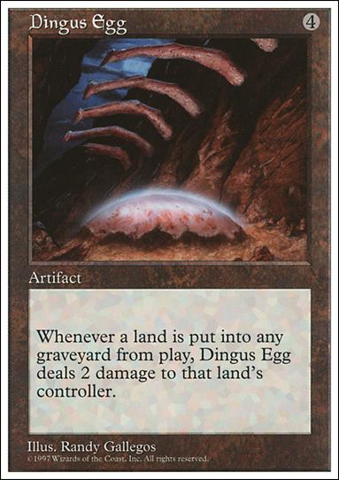 Magic the Gathering: 5th Edition (Base Set) card 364 Dingus Egg