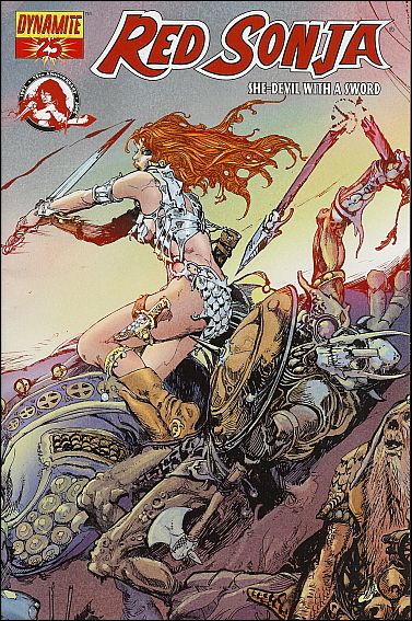 Red Sonja (2005) issue 25-H Esteban Maroto Wraparound Cover