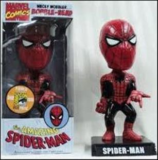 Wacky Wobblers (Comics) item Nn20-B Spider-Man (Black Base(