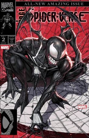 Edge of Spider-Verse (2024) issue 2-J InHyuk Lee Red Retro Spider-Man 1 Homage Cover