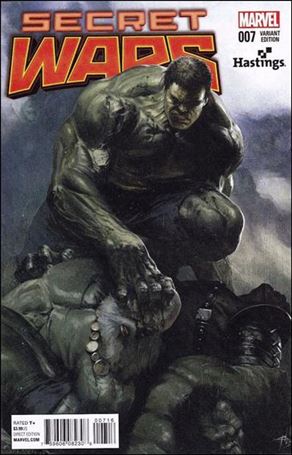 Secret Wars issue 7-H Gabriele Dell'Otto Hastings Cover