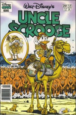 Walt Disney's Uncle Scrooge issue 291-B Marvel Cover