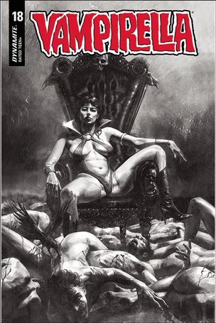 Vampirella (2019) issue 18-Q Marco Mastrazzo 1:40 Black & White Cover