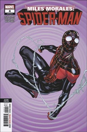 Miles Morales: Spider-Man (2018) issue 4-B Javier Garron Cover (2nd Printing)