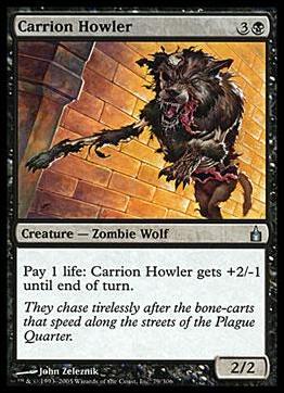 Magic the Gathering: Ravnica (Base Set)  card 79 Carrion Howler