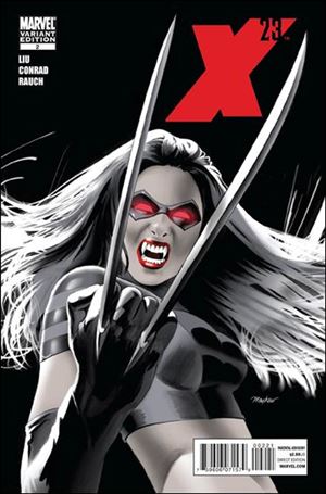 X-23 (2010/11) issue 2-B Mike Mayhew 1:15 