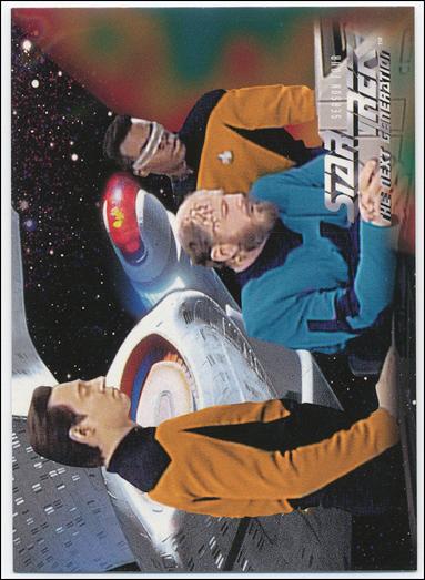Star Trek: The Next Generation - The Episode Collection Season Four (Base Set) card 320 Mission Chronology
